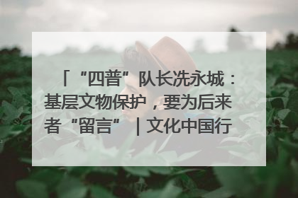“四普”队长冼永城：基层文物保护，要为后来者“留言”｜文化中国行·我在广东找文物