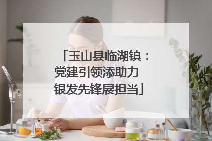 玉山县临湖镇：党建引领添助力 银发先锋展担当