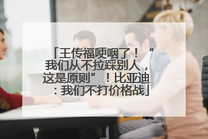 王传福哽咽了！“我们从不拉踩别人，这是原则”！比亚迪：我们不打价格战