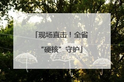 现场直击！全省“硬核”守护