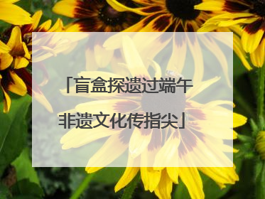 盲盒探遗过端午 非遗文化传指尖