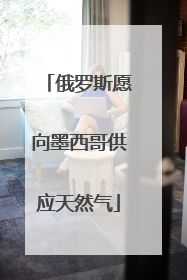 俄罗斯愿向墨西哥供应天然气