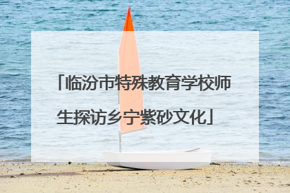 临汾市特殊教育学校师生探访乡宁紫砂文化