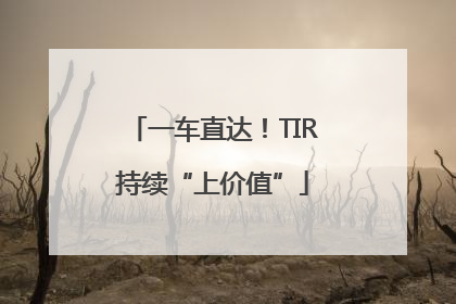 一车直达！TIR持续“上价值”