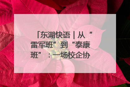 东湖快语｜从“雷军班”到“泰康班”：一场校企协同的“接力赛”