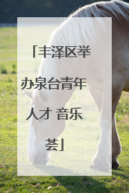 丰泽区举办泉台青年人才 音乐荟