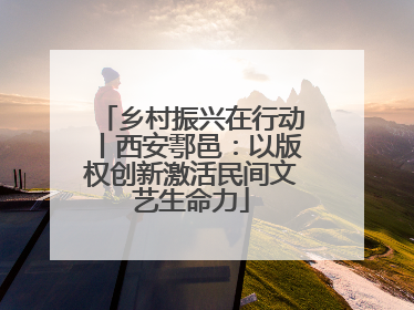 乡村振兴在行动丨西安鄠邑：以版权创新激活民间文艺生命力