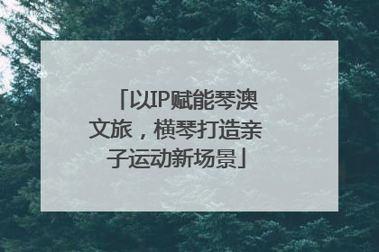 以IP赋能琴澳文旅，横琴打造亲子运动新场景