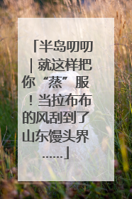 半岛叨叨｜就这样把你“蒸”服！当拉布布的风刮到了山东馒头界……