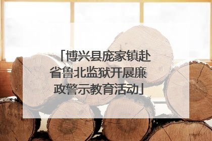 博兴县庞家镇赴省鲁北监狱开展廉政警示教育活动