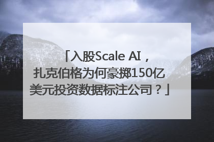 入股Scale AI，扎克伯格为何豪掷150亿美元投资数据标注公司？