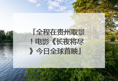全程在贵州取景！电影《长夜将尽》今日全球首映