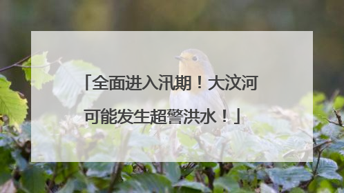 全面进入汛期！大汶河可能发生超警洪水！