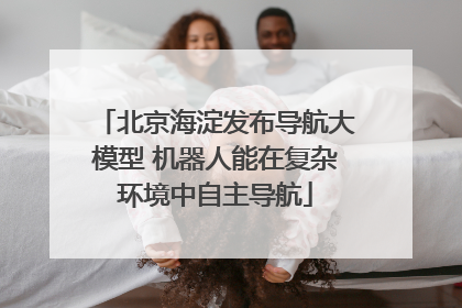 北京海淀发布导航大模型 机器人能在复杂环境中自主导航
