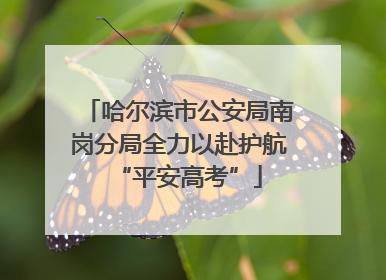 哈尔滨市公安局南岗分局全力以赴护航“平安高考”
