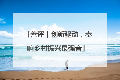 善评｜创新驱动，奏响乡村振兴最强音