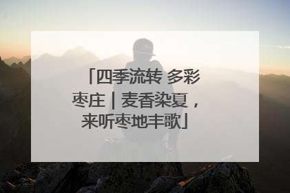 四季流转 多彩枣庄｜麦香染夏，来听枣地丰歌