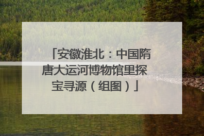 安徽淮北：中国隋唐大运河博物馆里探宝寻源（组图）