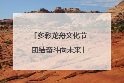 多彩龙舟文化节 团结奋斗向未来