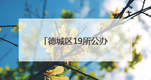 德城区19所公办幼儿园开始报名