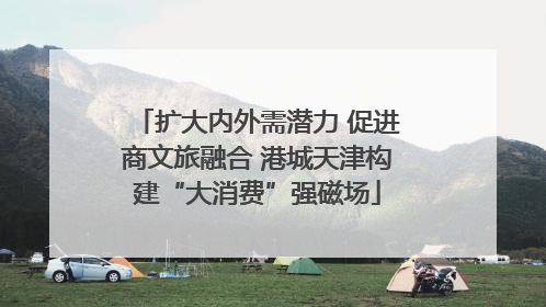 扩大内外需潜力 促进商文旅融合 港城天津构建“大消费”强磁场