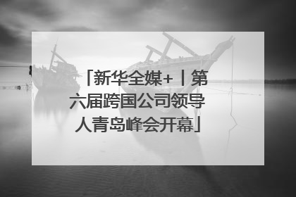 新华全媒+丨第六届跨国公司领导人青岛峰会开幕