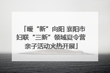 暖“新”向阳 襄阳市妇联“三新”领域夏令营亲子活动火热开展