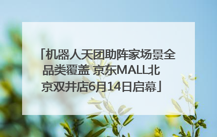 机器人天团助阵家场景全品类覆盖 京东MALL北京双井店6月14日启幕