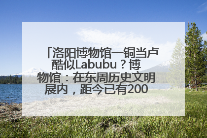 洛阳博物馆一铜当卢酷似Labubu？博物馆：在东周历史文明展内，距今已有2000多年历史
