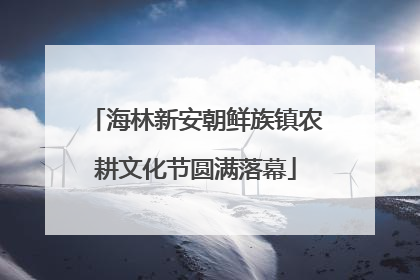 海林新安朝鲜族镇农耕文化节圆满落幕