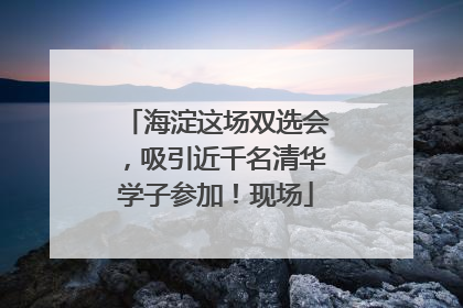 海淀这场双选会，吸引近千名清华学子参加！现场