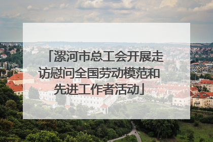 漯河市总工会开展走访慰问全国劳动模范和先进工作者活动