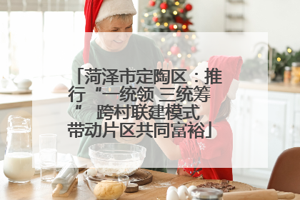 菏泽市定陶区：推行“一统领 三统筹” 跨村联建模式 带动片区共同富裕