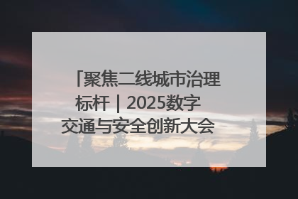 聚焦二线城市治理标杆｜2025数字交通与安全创新大会在保定隆重开幕