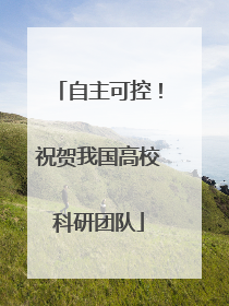 自主可控！祝贺我国高校科研团队