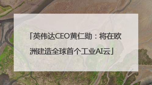 英伟达CEO黄仁勋：将在欧洲建造全球首个工业AI云
