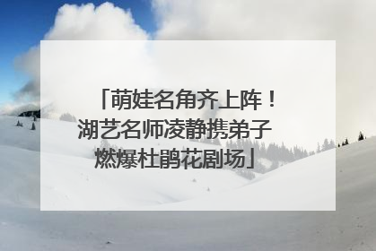萌娃名角齐上阵！湖艺名师凌静携弟子燃爆杜鹃花剧场