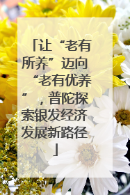 让“老有所养”迈向“老有优养”，普陀探索银发经济发展新路径