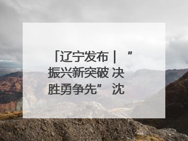辽宁发布｜“振兴新突破 决胜勇争先” 沈阳这么干！