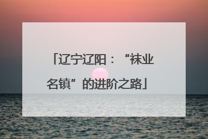 辽宁辽阳：“袜业名镇”的进阶之路