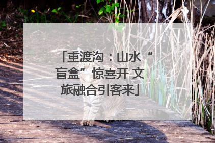 重渡沟：山水“盲盒”惊喜开 文旅融合引客来