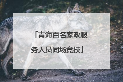 青海百名家政服务人员同场竞技