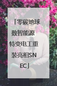 零碳地球数智能源 特变电工重装亮相SNEC