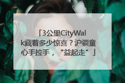 3公里CityWalk藏着多少惊喜？沪疆童心手拉手，“益起走”