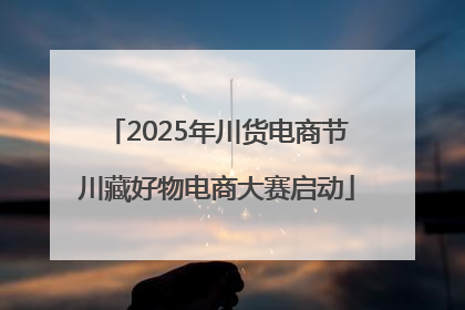 2025年川货电商节川藏好物电商大赛启动