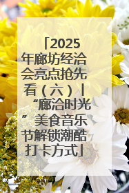 2025年廊坊经洽会亮点抢先看（六）丨“廊洽时光”美食音乐节解锁潮酷打卡方式