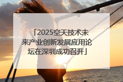 2025空天技术未来产业创新发展应用论坛在深圳成功召开