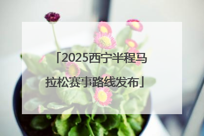 2025西宁半程马拉松赛事路线发布