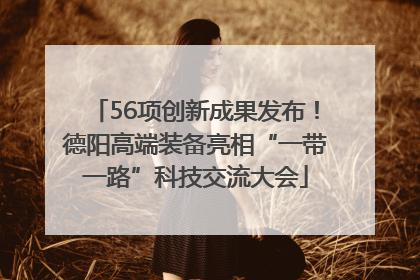 56项创新成果发布！德阳高端装备亮相“一带一路”科技交流大会