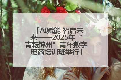 AI赋能 智启未来——2025年“青耘锦州”青年数字电商培训班举行